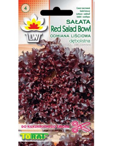 Sałata dębolistna czerwona Red Salad Bowl 1g