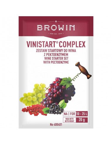 Vinistart Complex zestaw startowy do wina 20g