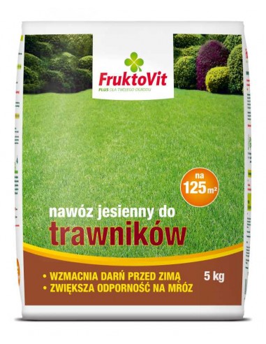 Fruktovit nawóz granulowany do trawnika jesienny 5kg