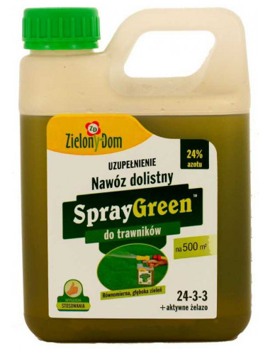 Nawóz Spray Green do trawników uzupełnienie 950ml
