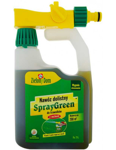 Nawóz Spray Green do trawników z mchem 950ml