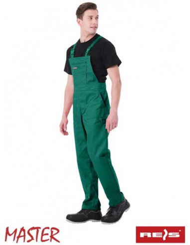 Spodnie robocze zielone Master 182x104