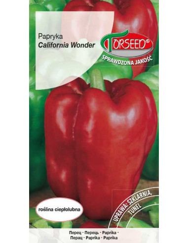Papryka słodka czerwona California Wonder 0,5g