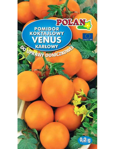 Pomidor gruntowy koktajlowy żółty Venus 0,2g