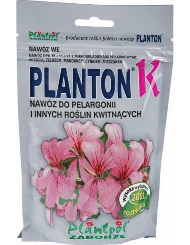 Planton K do pelargonii i roślin kwitnących 200g
