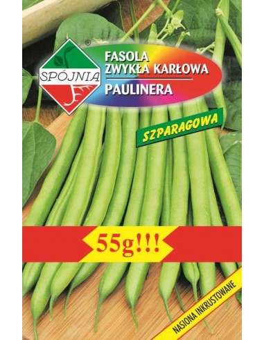 Fasola szparagowa karłowa zielona Paulinera 50+5g