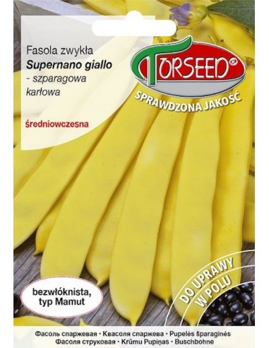 Fasola szparagowa karłowa żółta Supernano Giallo 20g