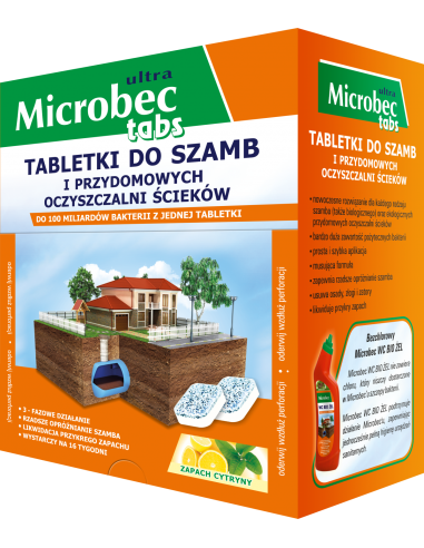 Microbec Ultra tabletki do szamb 20g