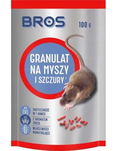 Bros - Granulat na myszy i szczury 100g