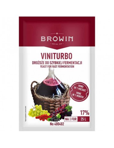 ViniTurbo drożdże do szybkiej fermentacji 20g