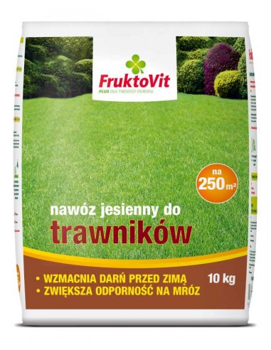 Fruktovit nawóz granulowany do trawnika jesienny 10kg
