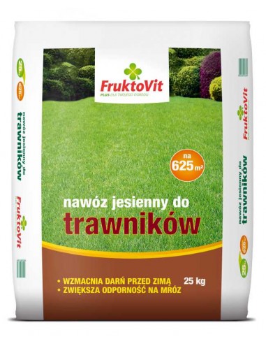 Fruktovit nawóz granulowany do trawnika jesienny 25kg